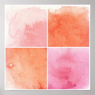 colorful watercolor poster