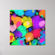 Colorful watercolor print