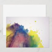 Colorful Watercolor Splotch (Front/Back)
