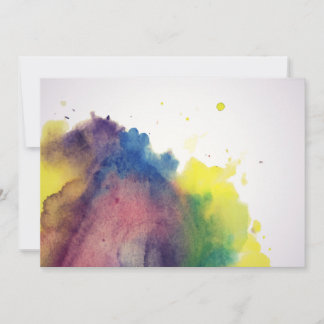 Colorful Watercolor Splotch