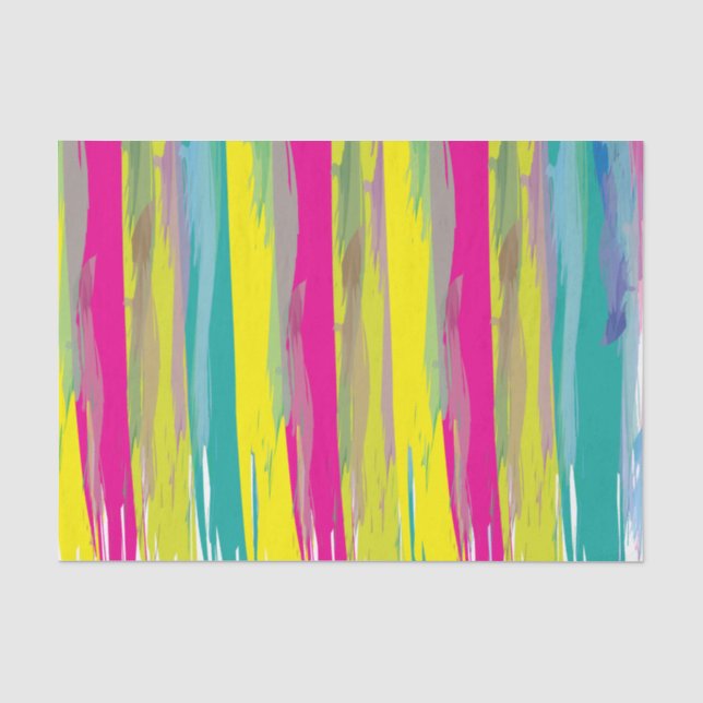 Colorful Watercolor Texture Tissue Paper (Front)
