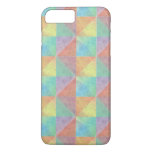 Colorful Watercolor Triangles Pattern Iphone 8 Plus/7 Plus Case at Zazzle
