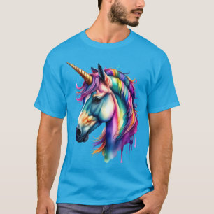 Colorful Watercolor Unicorn T-Shirt