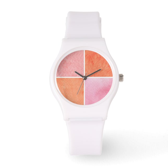 colorful watercolor watch (Front)