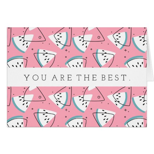 Colorful Watercolor Watermelons (Front Horizontal)