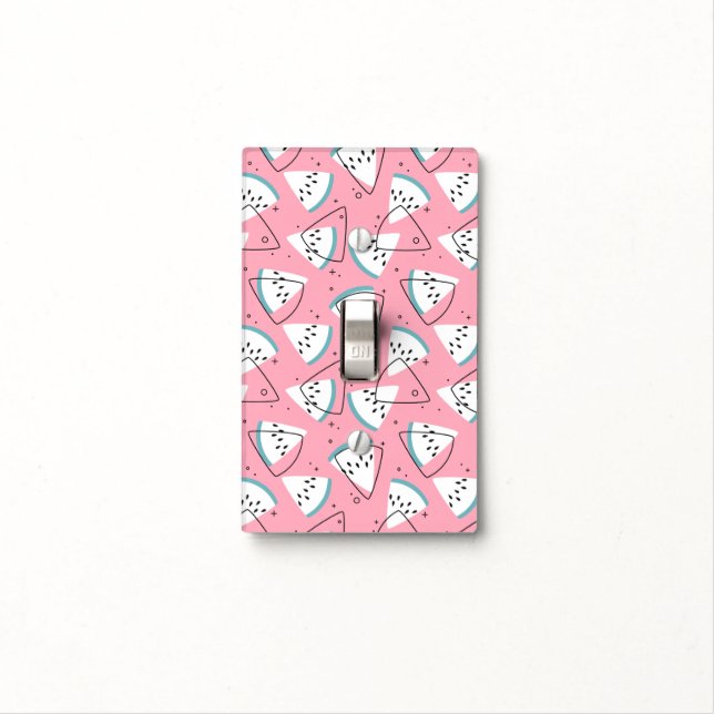 Colorful Watercolor Watermelons Light Switch Cover (In Situ)