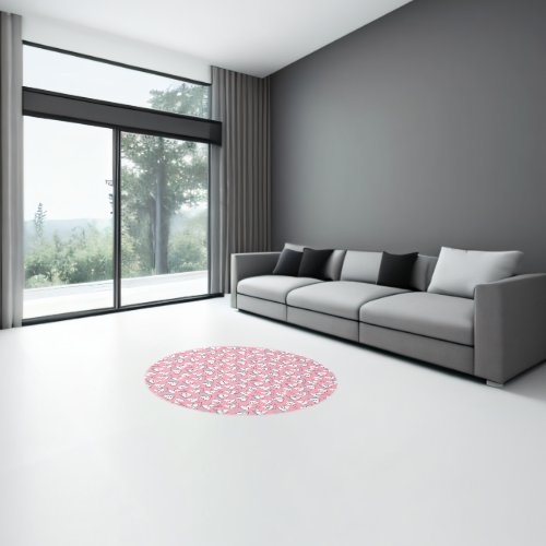 Colorful Watercolor Watermelons Rug