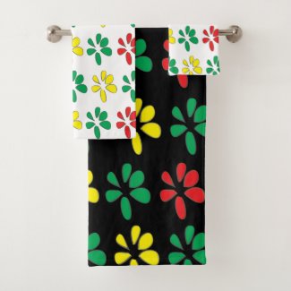 Colorful Watercolor Wildflower Floral  