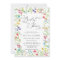 Colorful Watercolor Wildflowers Bridal Shower