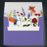 Colorful Watercolor Wildflowers Wedding Invitation Envelope<br><div class="desc">Colorful Watercolor Wildflowers Wedding Invitation envelope

See matching collection in Niche and Nest Store</div>