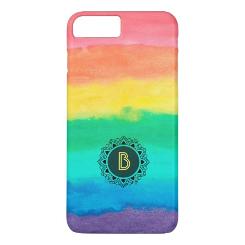 Colorful Watercolors Brush Strokes iPhone 8 Plus7 Plus Case