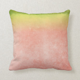 Colorful Watermelon Rainbow Throw Pillow