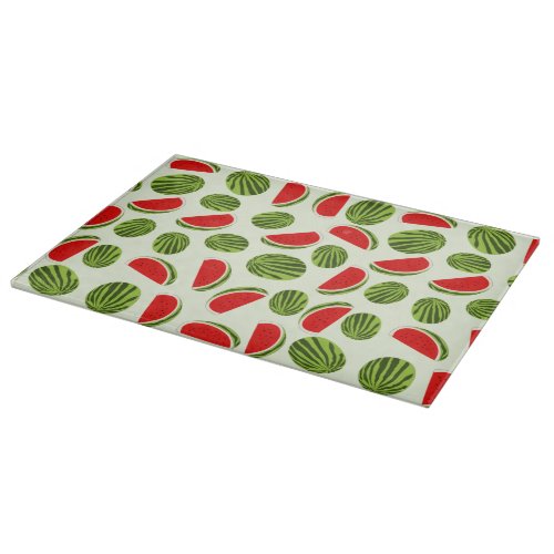 Colorful Watermelon Summer Fruit Pattern Cutting Board