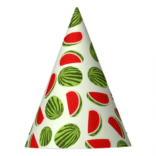 Colorful Watermelon Summer Fruit Pattern Party Hat