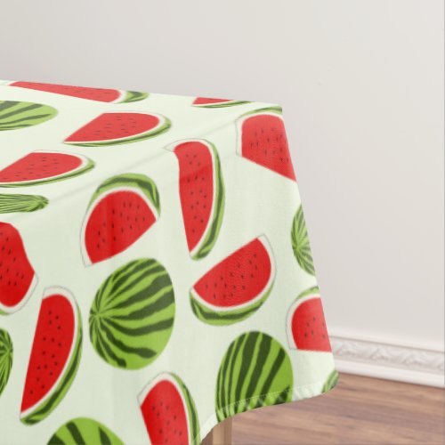 Colorful Watermelon Summer Fruit Pattern Tablecloth