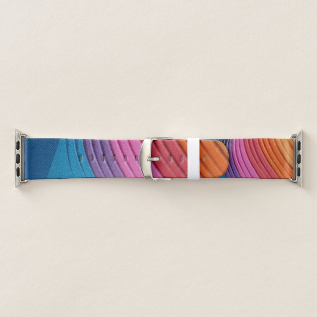 Colorful Wave Apple Watch Band (Band)