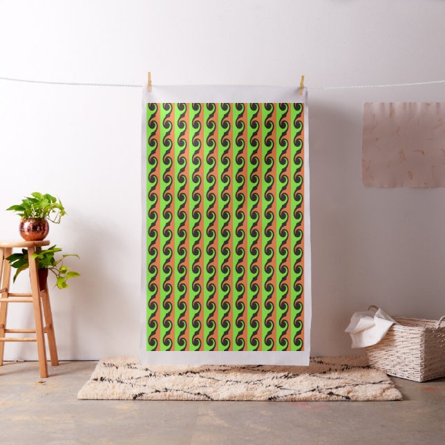 colorful wave fabric (In Situ)