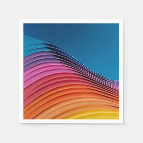 Colorful Wave Napkins