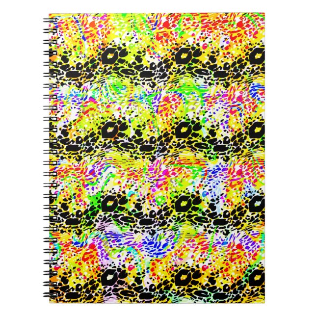 Colorful wave notebook (Front)