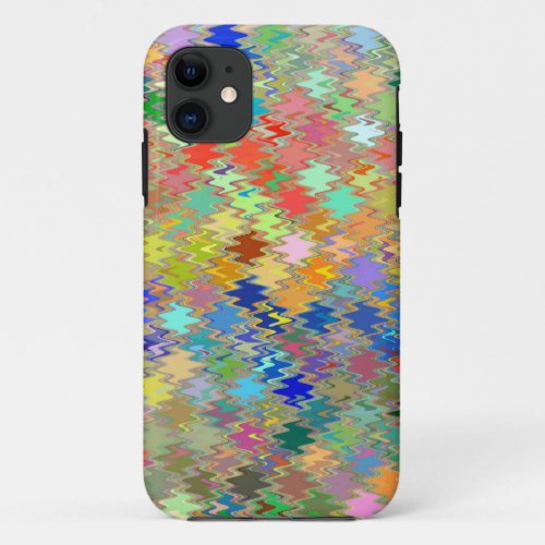 Colorful Wave Pattern iPhone 11 Case