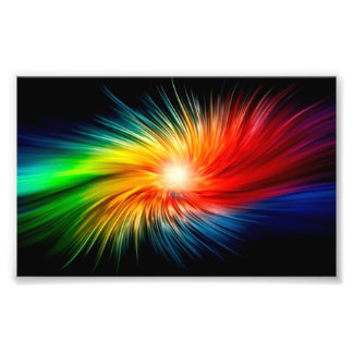 Colorful Waves 25.4cm x 20.32cm- Photo Paper