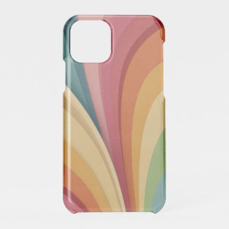Colorful waves and shapes in design iPhone 11 pro case
