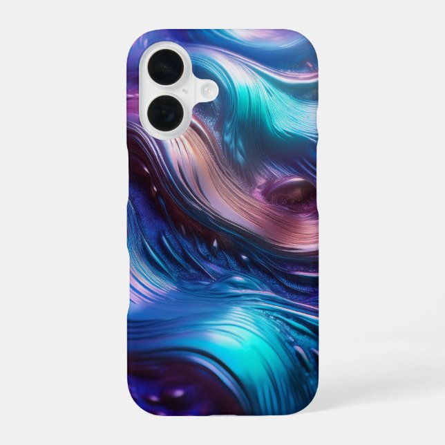 Colorful Waves Iphone Case (Back)