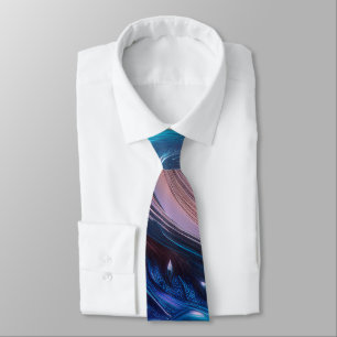 Colorful Waves Neck Tie