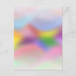Colorful Waves: Postcard