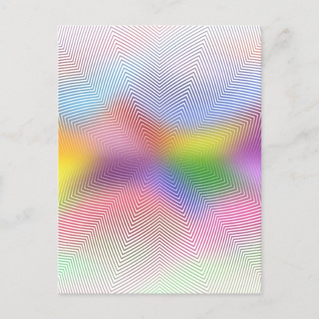 Colorful Waves: Postcard (Front)
