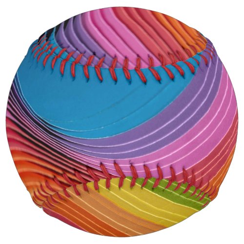 Colorful Waves Softball