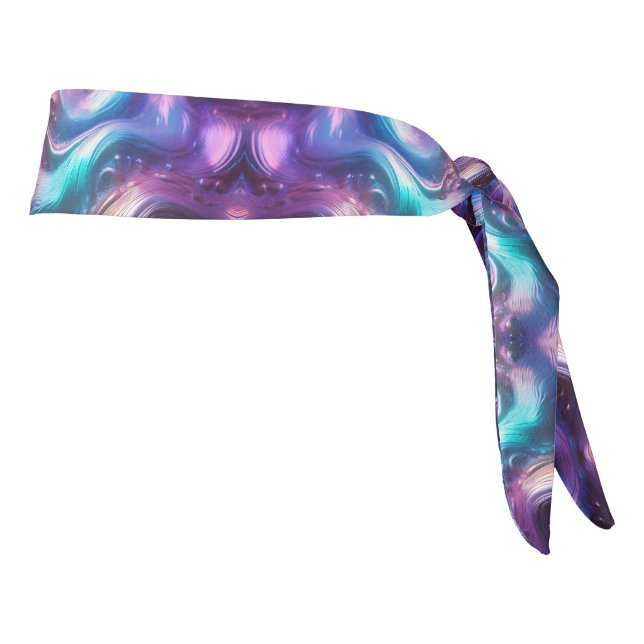 Colorful Waves Tie Headband (Rotate 90)