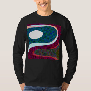 Colorful Wavy Abstract 612 T-Shirt