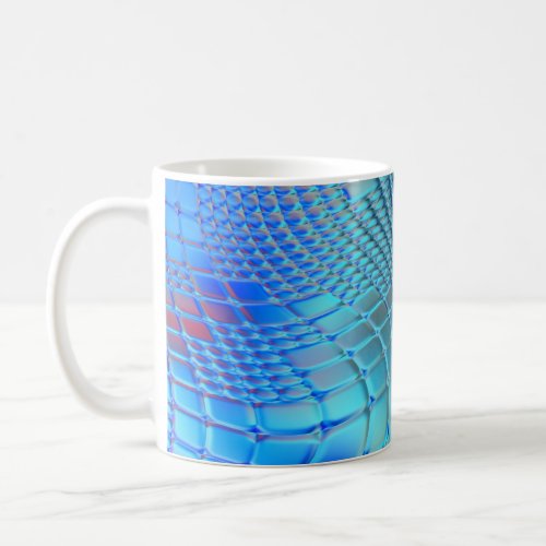 Colorful Wavy Abstract Graphic Wallpaper Coffee Mug