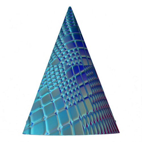 Colorful Wavy Abstract Graphic Wallpaper Party Hat