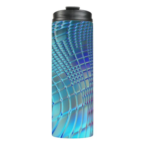 Colorful Wavy Abstract Graphic Wallpaper Thermal Tumbler