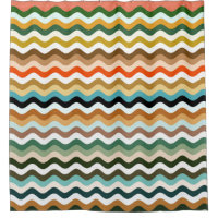 Colorful Wavy Zigzag Multicolored Pattern