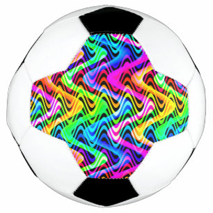 colorful weaves soccer ball