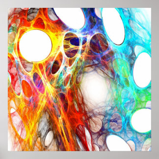 Colorful web - Poster