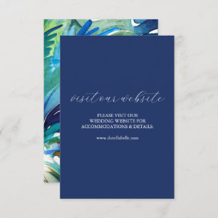 Colorful Wedding Website Insert Card Script