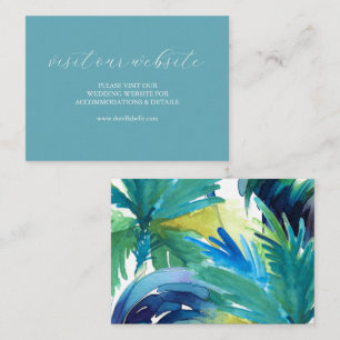 Colorful Wedding Website Insert Card Script