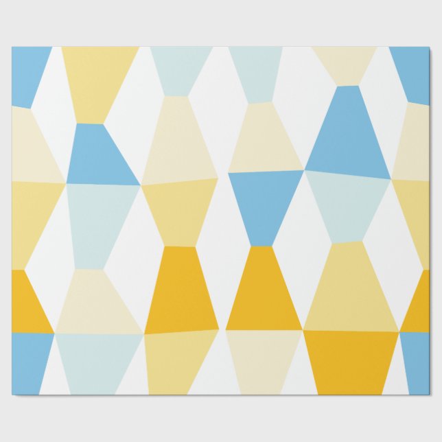 Colorful Wedges 161214b Wrapping Paper (Seam)