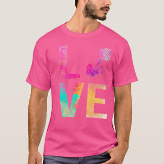 Colorful Weight Lifting Mom Gifts Weight Lifting T-Shirt