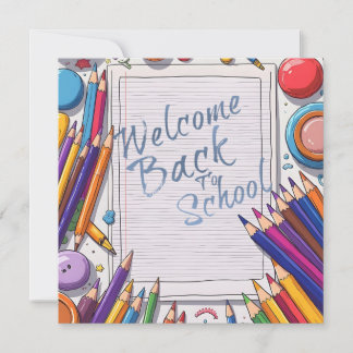 Colorful Welcome Back to School Design