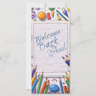Colorful Welcome Back to School Design