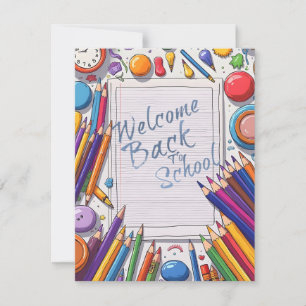 Colorful Welcome Back to School Design