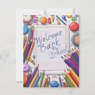 Colorful Welcome Back to School Design