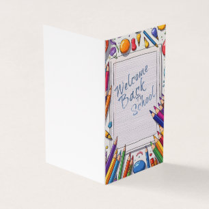 Colorful Welcome Back to School Design