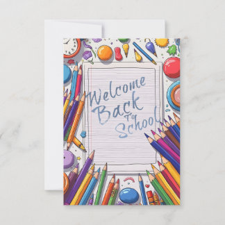 Colorful Welcome Back to School Design