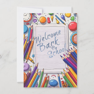 Colorful Welcome Back to School Design